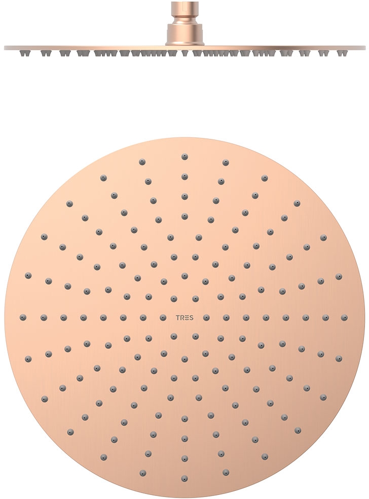 Tres cap de duș 30x30 cm rotund auriu 134315010OPM