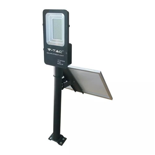 V-TAC lampă solară suspendată 1x50 W negru 95509