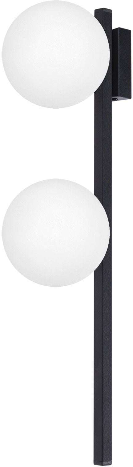 Kaja Korfu lampă de perete 2x10 W alb-negru K-5463