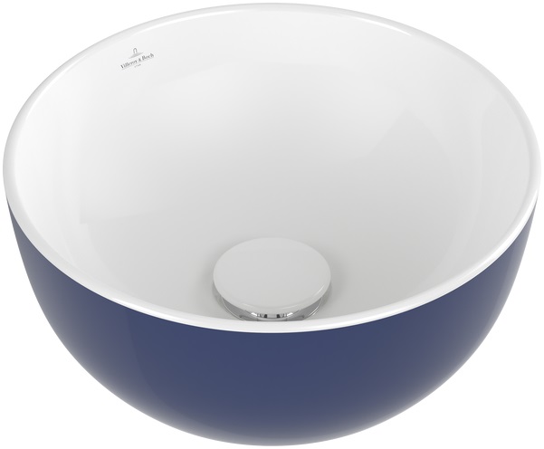 Villeroy & Boch Artis lavoar 32.5x32.5 cm rotund de blat albastru 438932BCS4