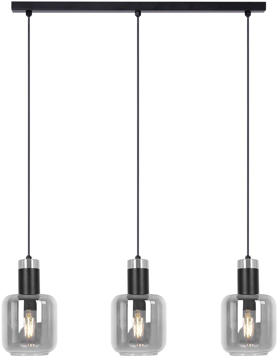 Kaja Denis lampă suspendată 3x15 W negru-grafit K-5263