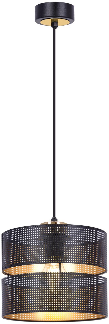 Kaja Malavi lampă suspendată 1x15 W negru-auriu K-5500