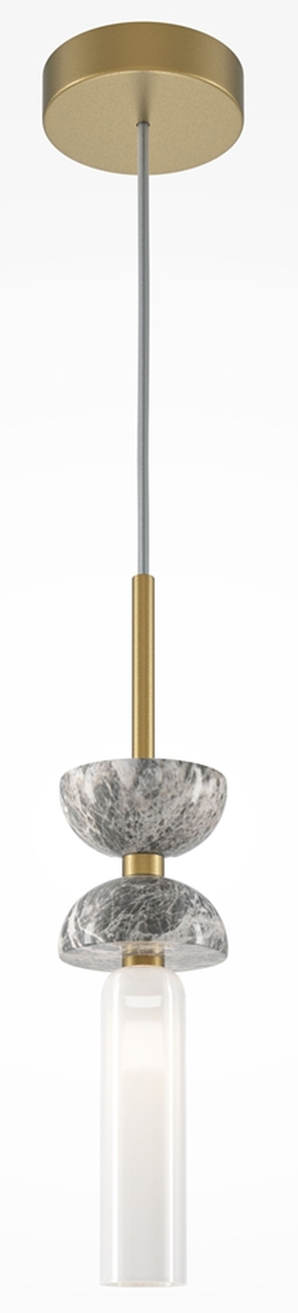 Maytoni Kyoto lampă suspendată 1x28 W gri/frasin MOD178PL-01GR