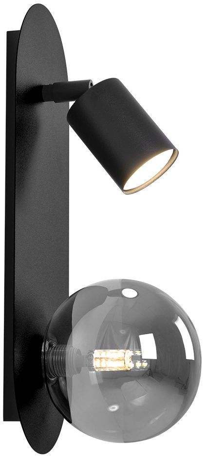Kaja Aries lampă de perete 2x10 W negru-grafit K-5482