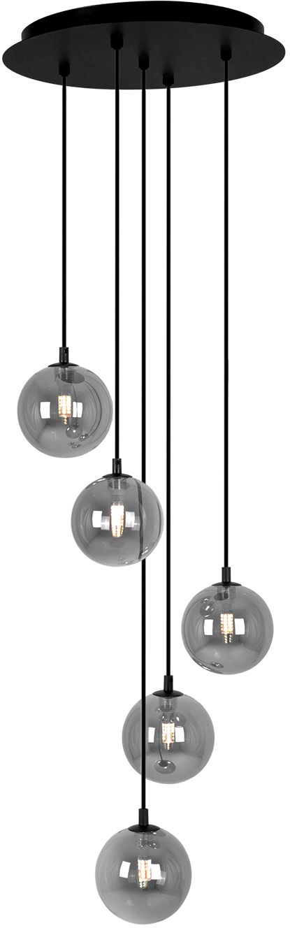 Kaja Dori lampă suspendată 5x10 W negru-grafit K-5556