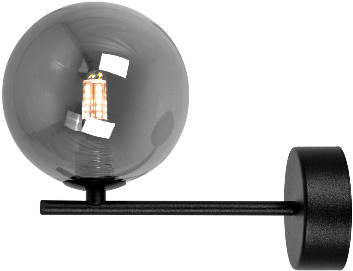 Kaja Dori lampă de perete 1x10 W negru-grafit K-5558