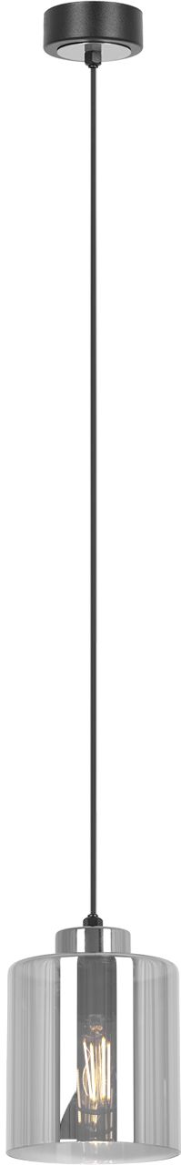 Kaja Luna lampă suspendată 1x15 W negru-argint-grafit K-5525