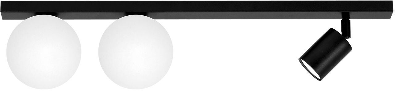 Kaja Swing lampă de tavan 3x10 W alb-negru K-5490