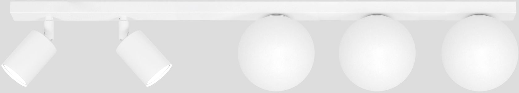 Kaja Andi lampă de tavan 5x10 W alb K-5496