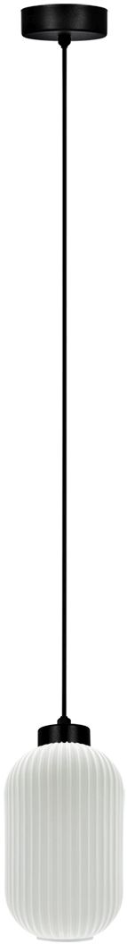 Kaja Vilar lampă suspendată 1x15 W alb-negru K-5730