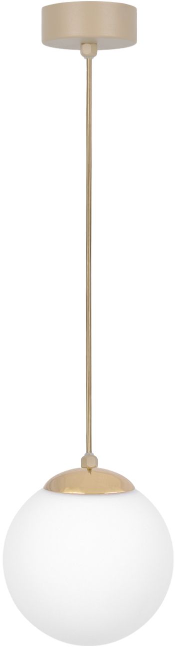 Kaja Savia lampă suspendată 1x10 W alb-auriu-bej K-5790