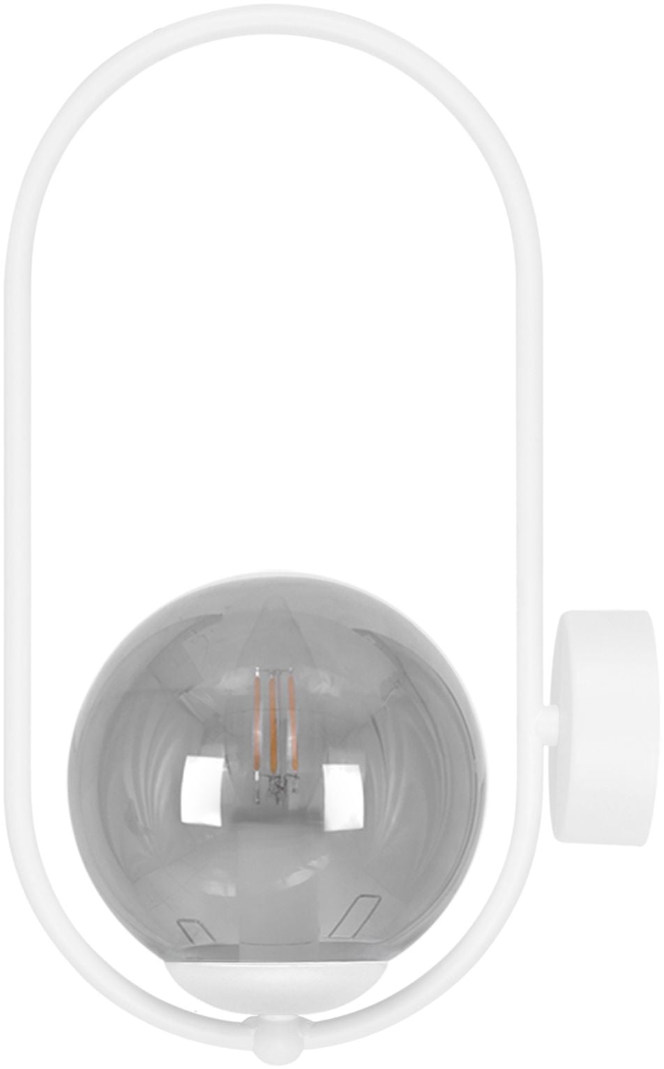 Kaja Arlena lampă de perete 1x10 W alb-grafit K-5474
