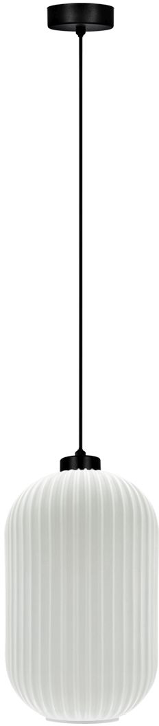 Kaja Vilar lampă suspendată 1x15 W alb-negru K-5731