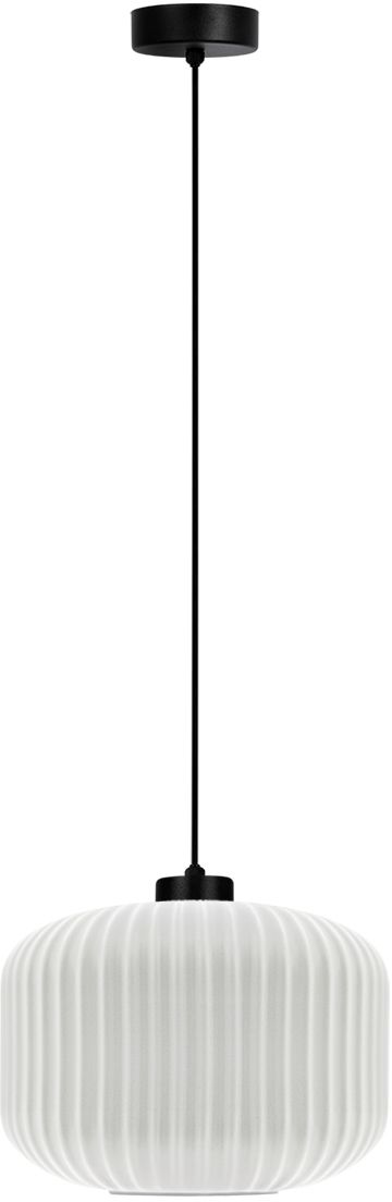 Kaja Sparta lampă suspendată 1x15 W alb-negru K-5641