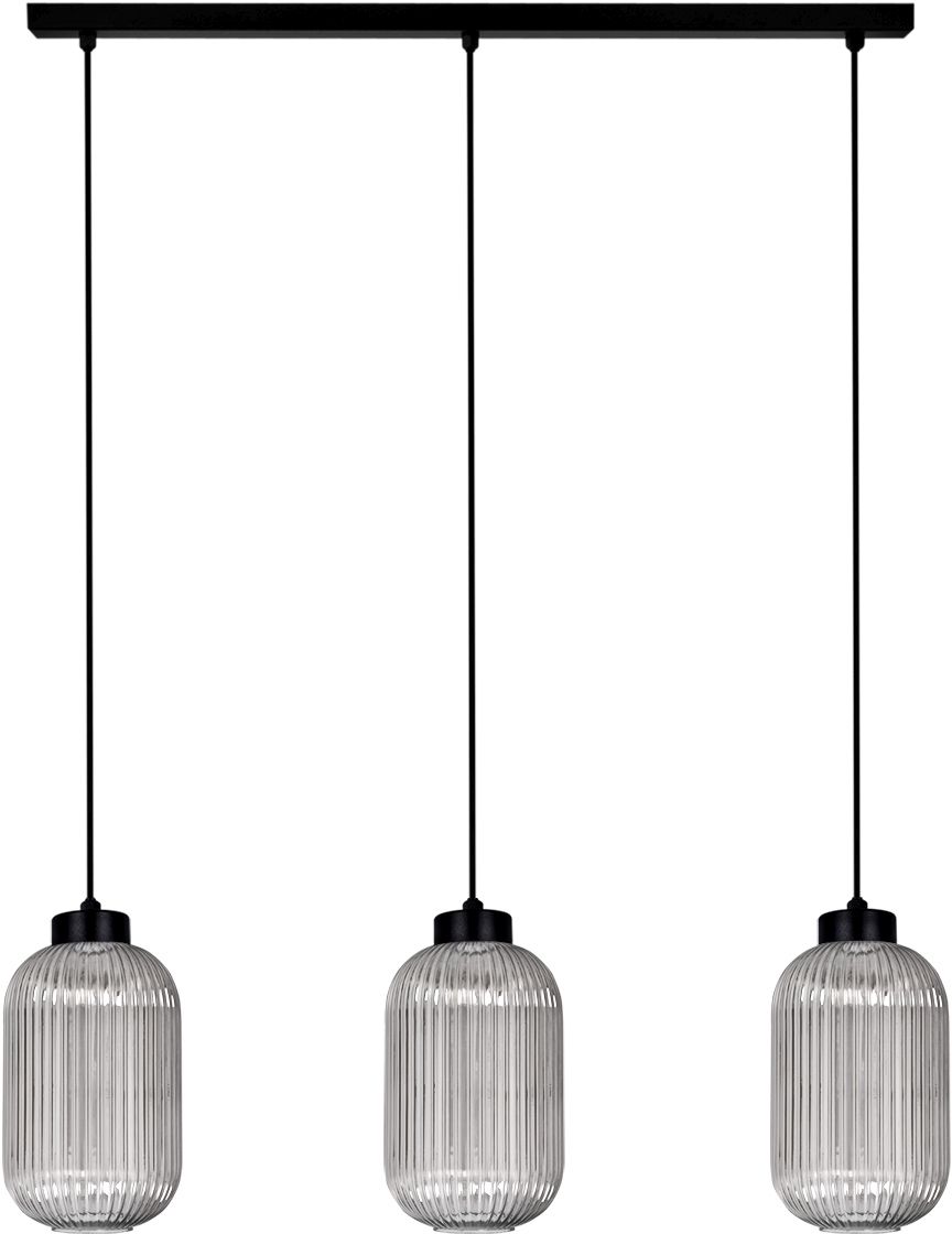 Kaja Silva lampă suspendată 3x15 W negru-grafit K-5754
