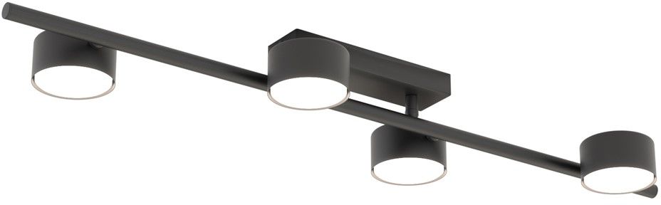Emibig Bet lampă de tavan 4x12 W negru 1467/4
