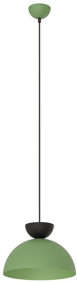 Emibig Lunaro lampă suspendată 1x12 W negru-verde 1473/1L