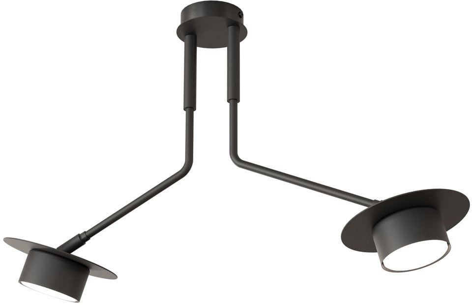 Emibig Mizu lampă de tavan 2x12 W negru 1448/2