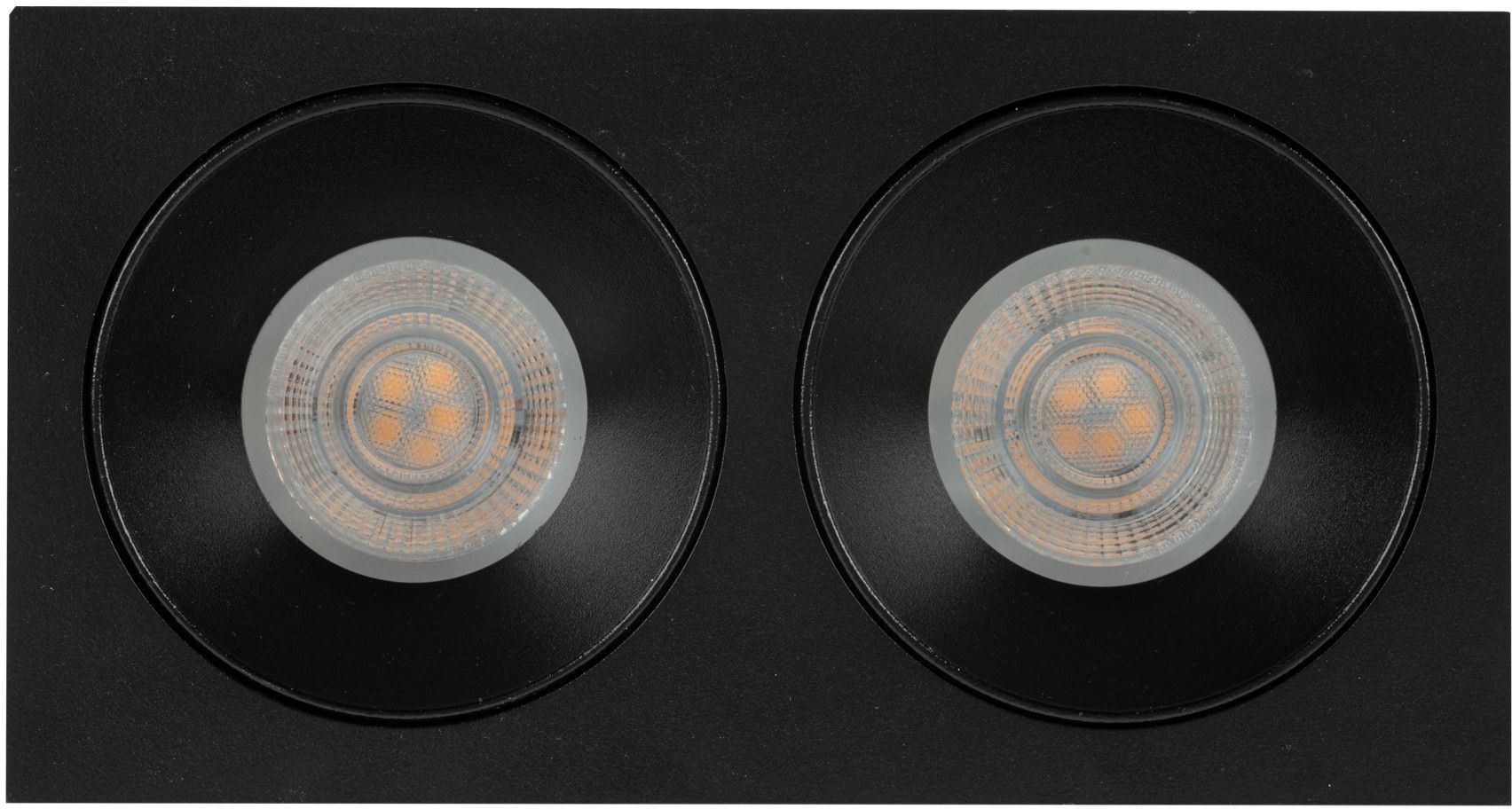 TK Lighting Prisma lampă încorporată 2x10 W negru 10579