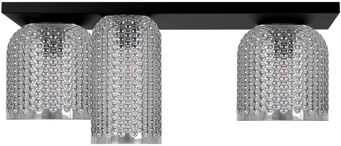 Kaja Inga lampă de tavan 3x15 W negru-grafit K-5636