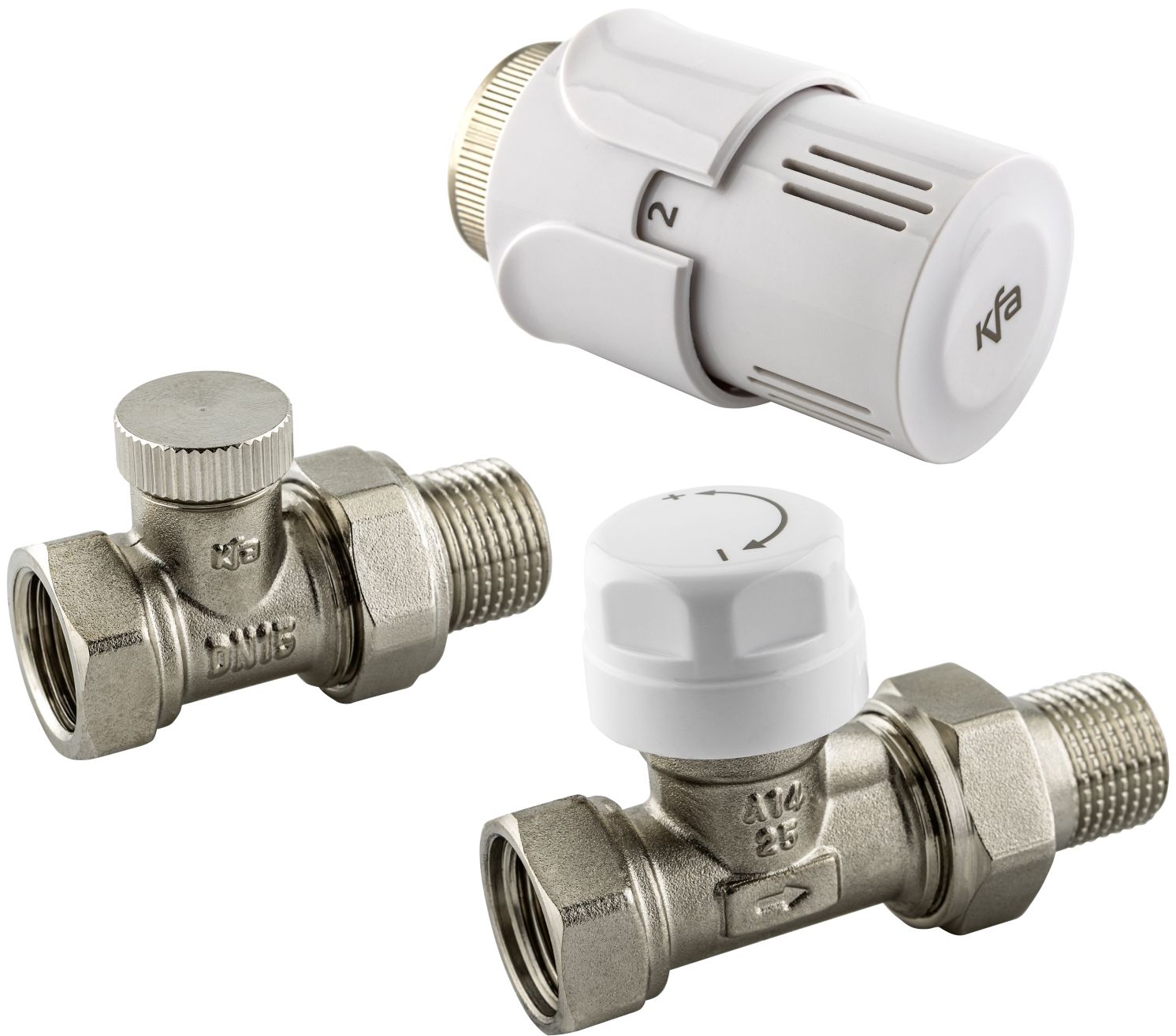 KFA Armatura set termostatic alb 757-040-07-BL