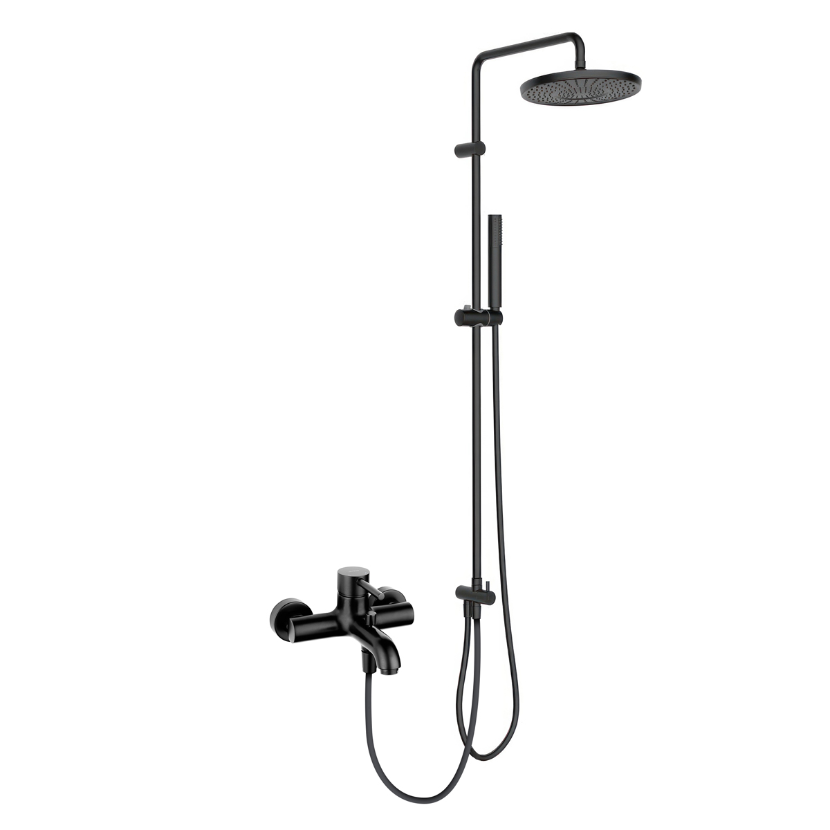 Set set de duș Oltens Molle 36020300, baterie cadă-duș Oltens Molle 34000300