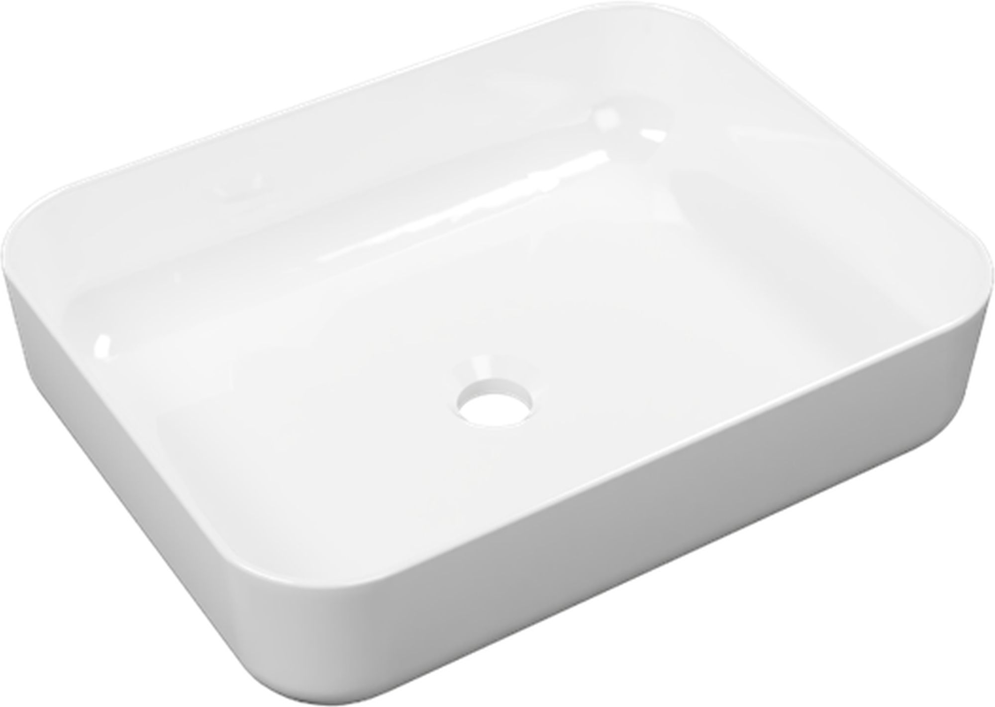 Excellent Cori 2.0 lavoar 50x38 cm dreptunghiular de blat alb CEEX.6901.500.WH