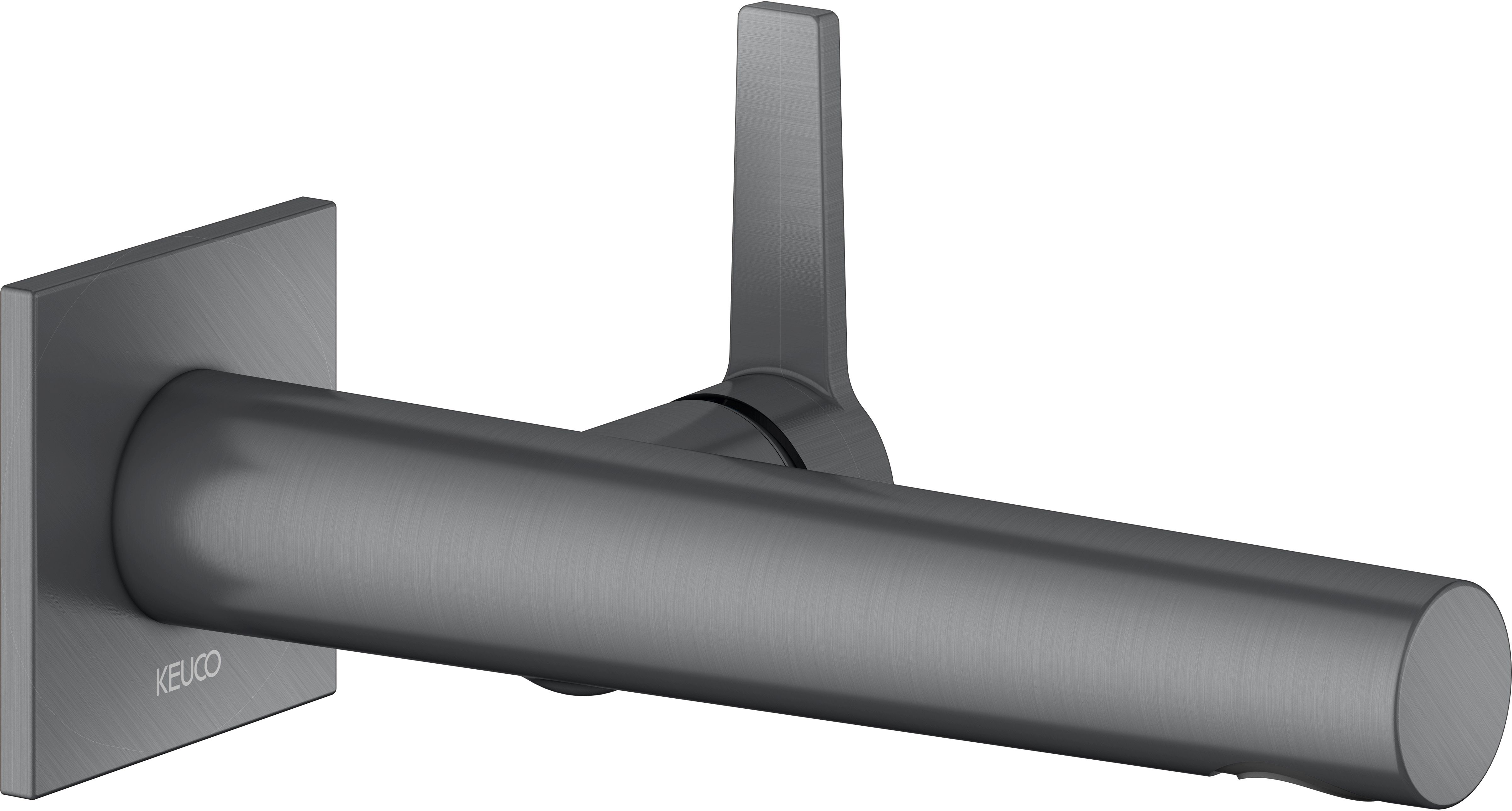 Keuco Edition 11 baterie lavoar ascuns crom-negru 51116131302