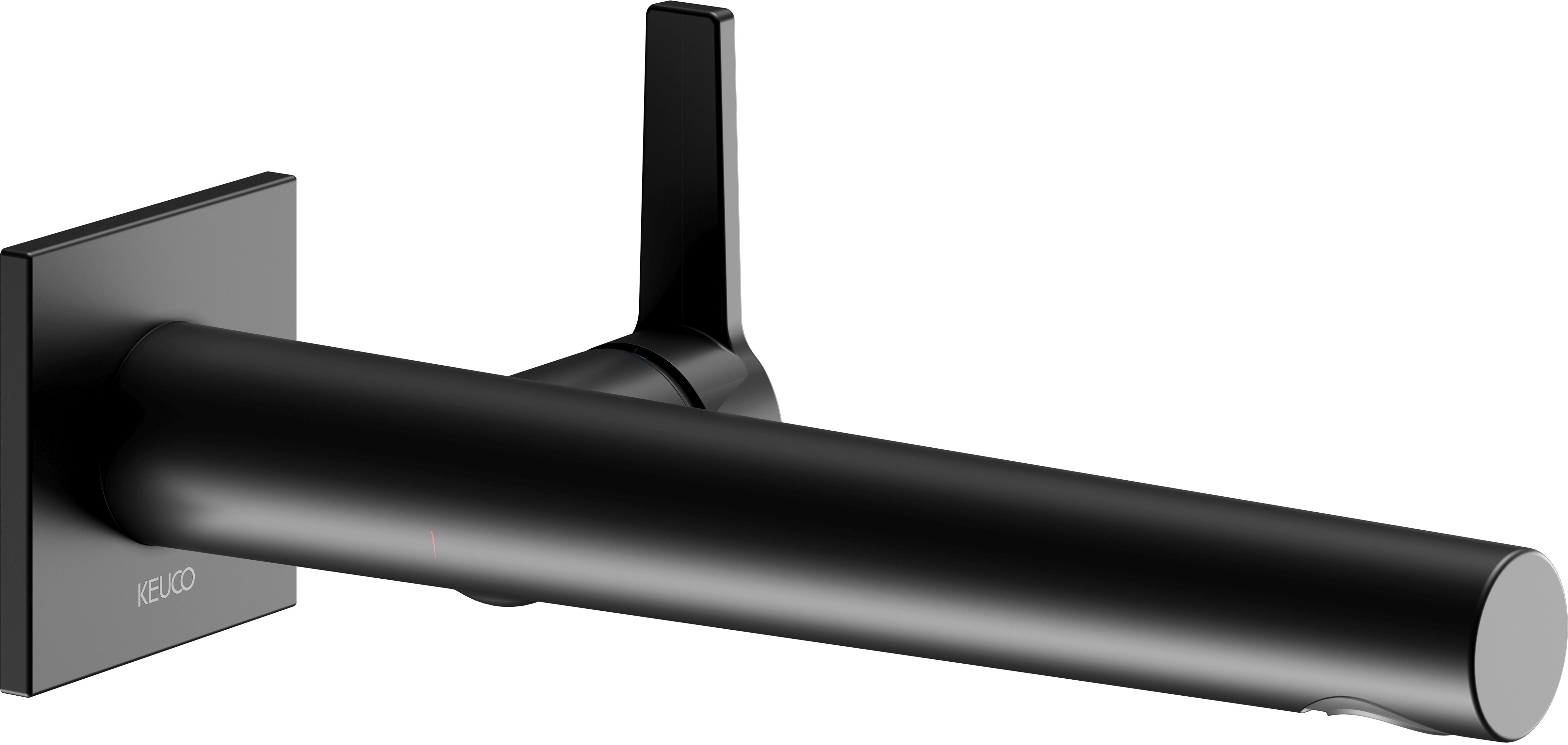 Keuco Edition 11 baterie lavoar ascuns negru 51116372302