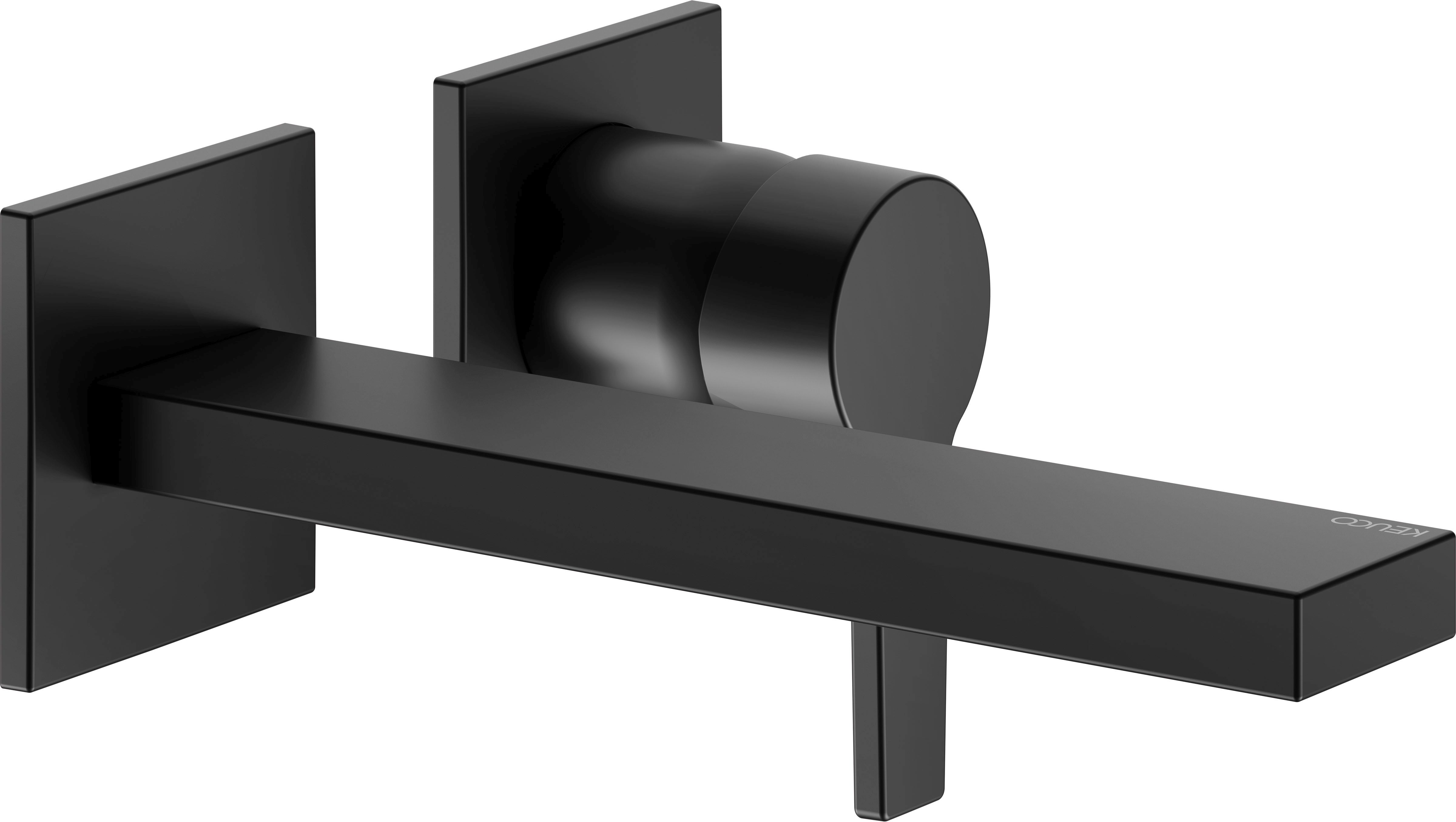 Keuco Edition 11 baterie lavoar ascuns negru 51116370200