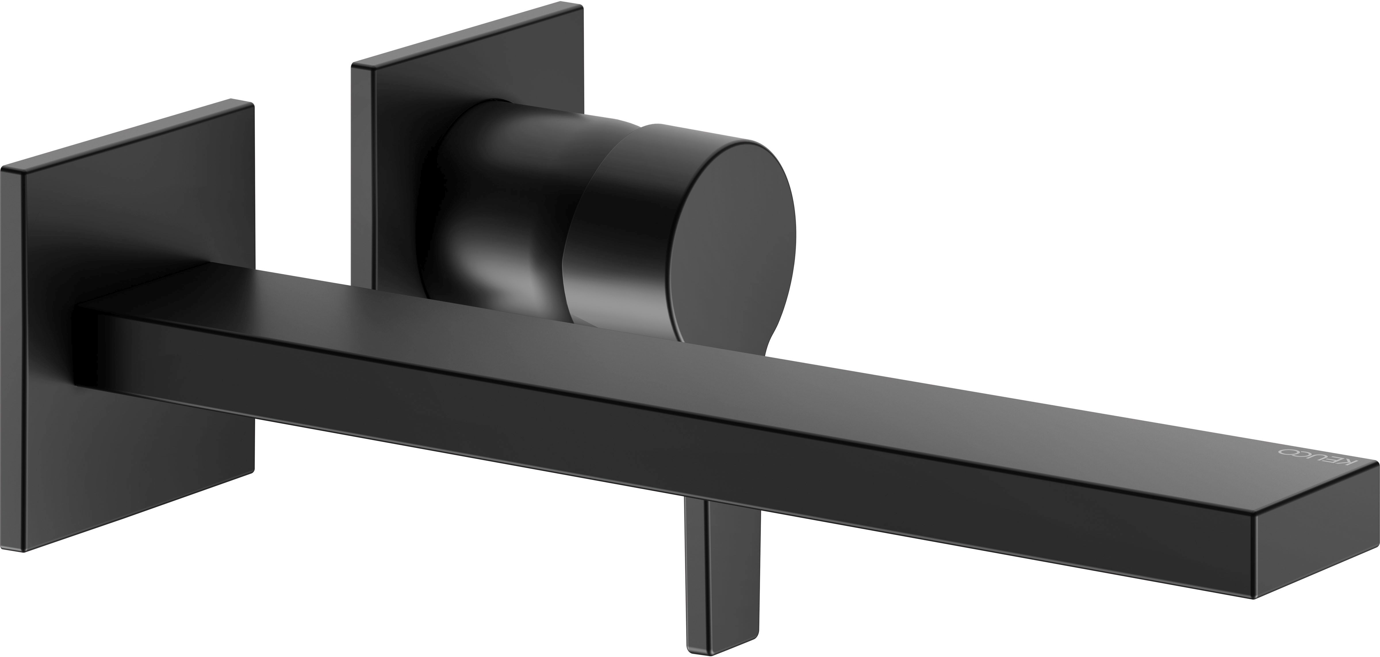 Keuco Edition 11 baterie lavoar ascuns negru 51116370202