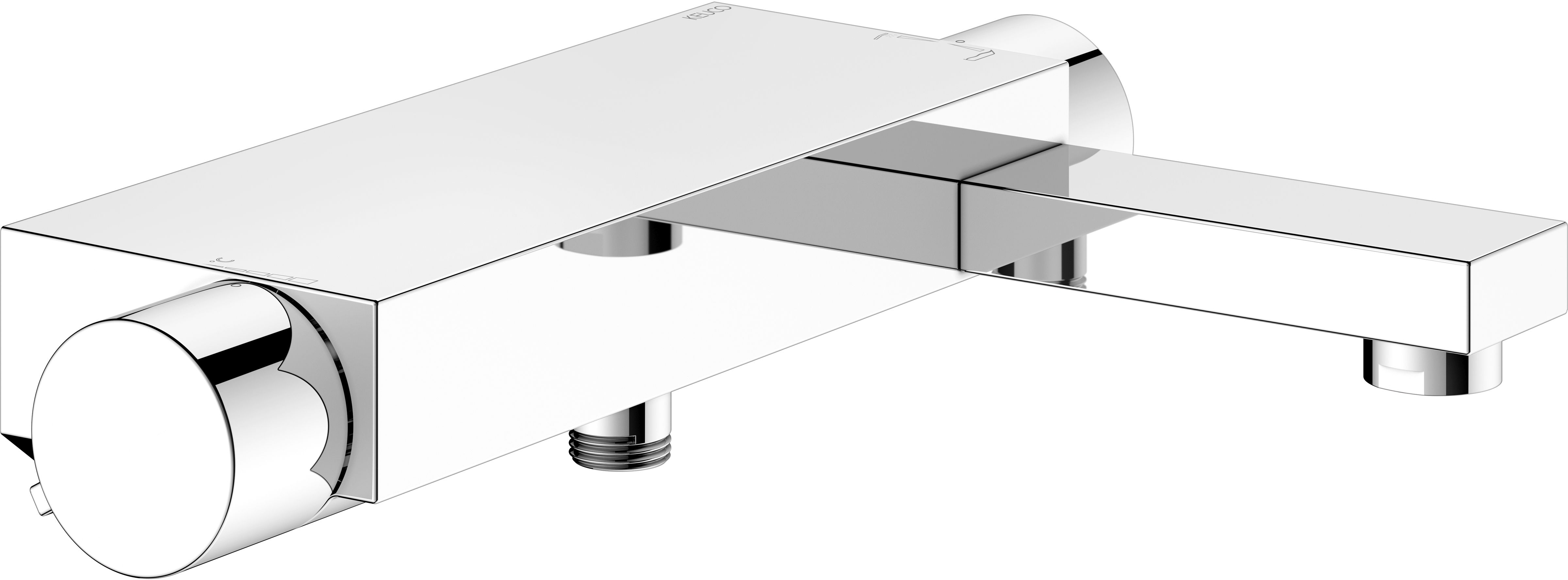 Keuco Edition 11 baterie cadă-duș perete crom-negru 51120130100