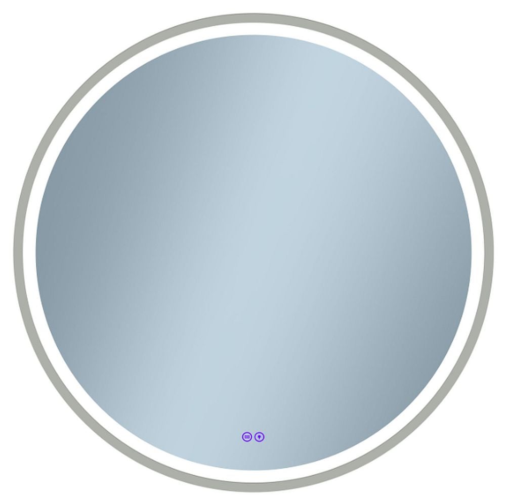 Venti Orion Silver oglindă 60x60 cm rotund cu iluminare cu covoraș de încălzire argint 5905951180359