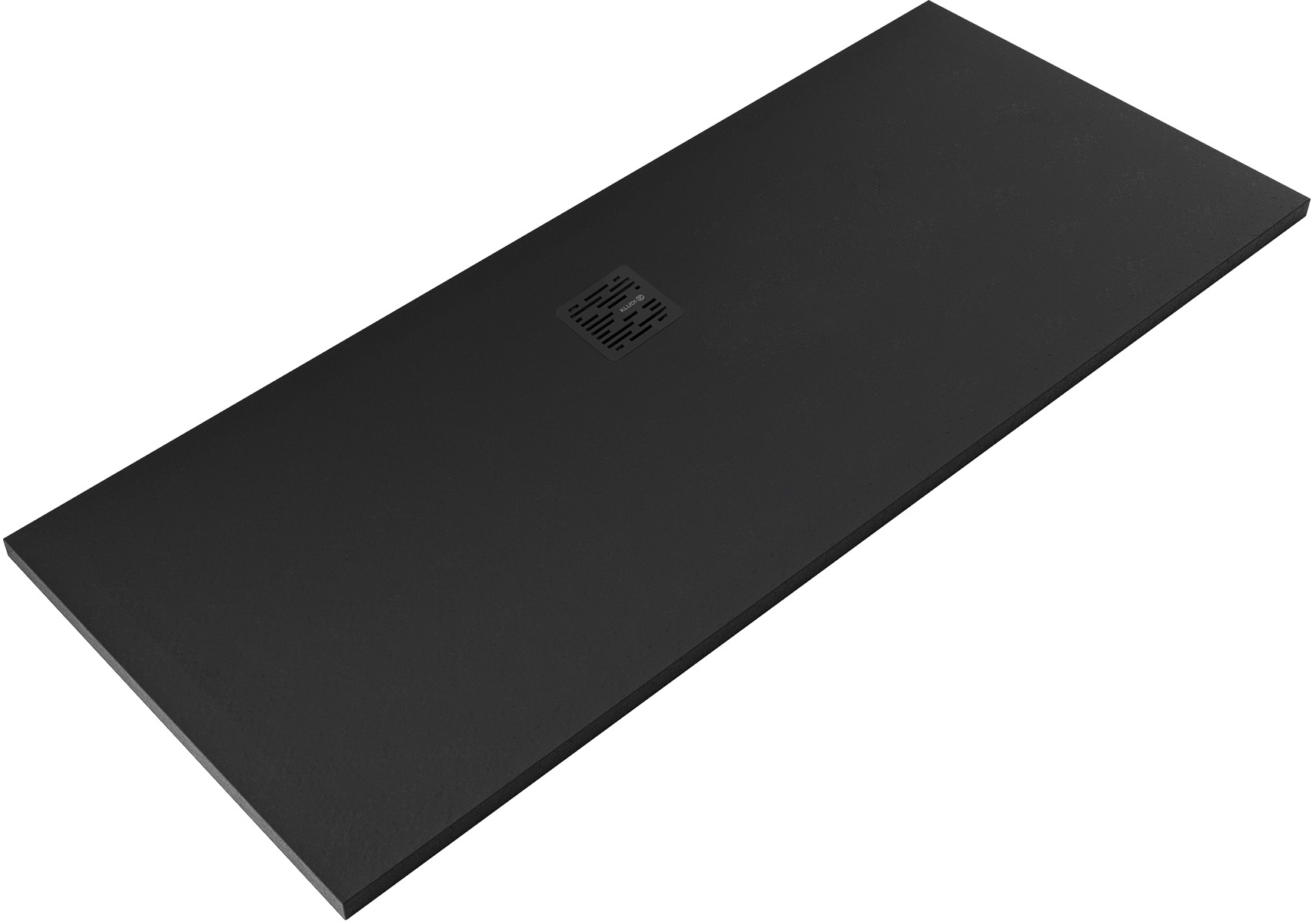 Kludi Terra cădiță de duș dreptunghiulară 170x70 cm negru 08DW1939