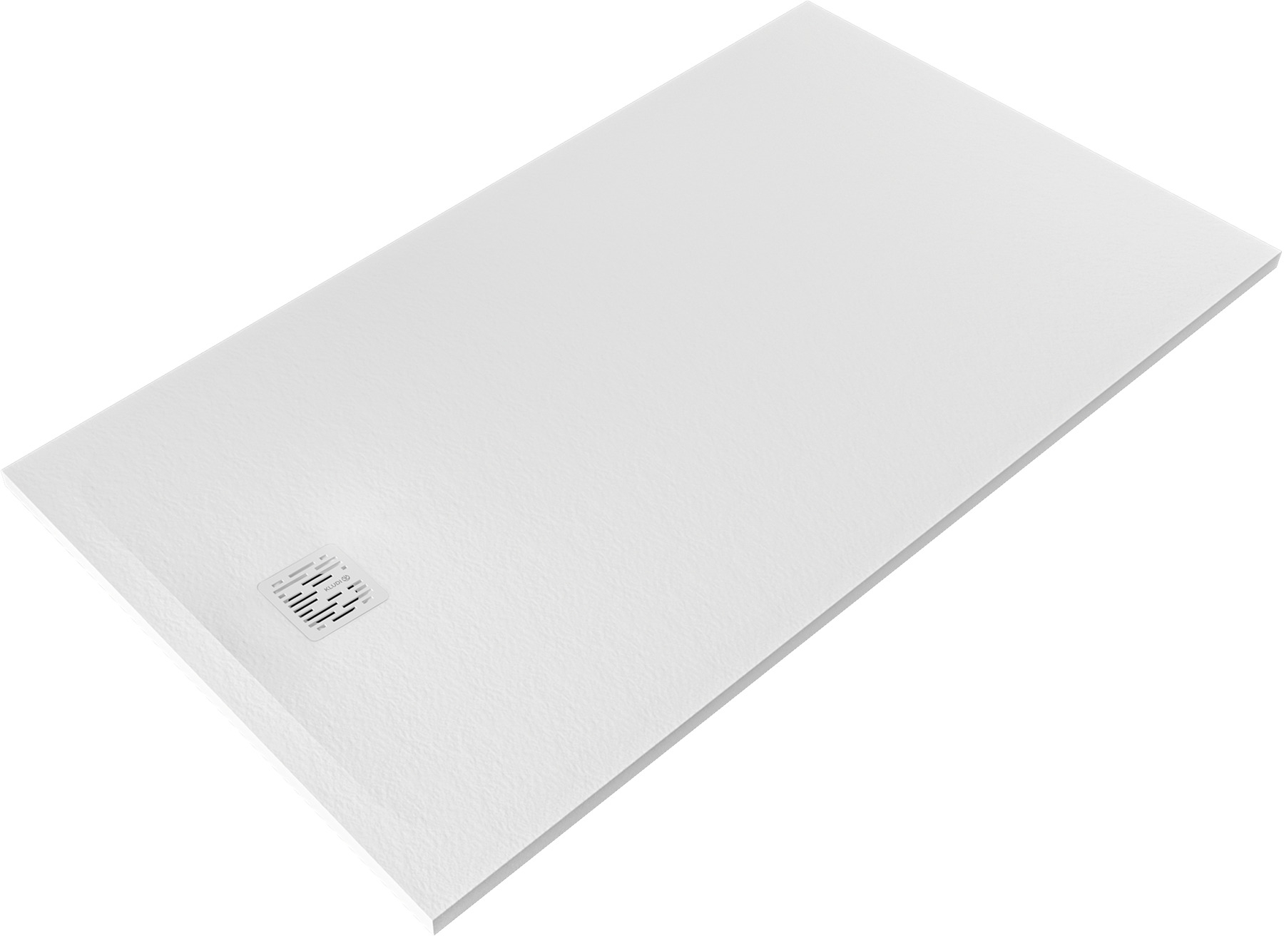 Kludi Terra cădiță de duș dreptunghiulară 160x90 cm alb 09DW0553