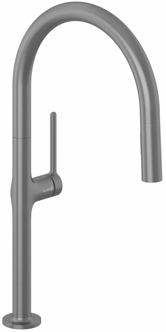 Kludi Reef baterie bucătărie pe picior negru 50851N275