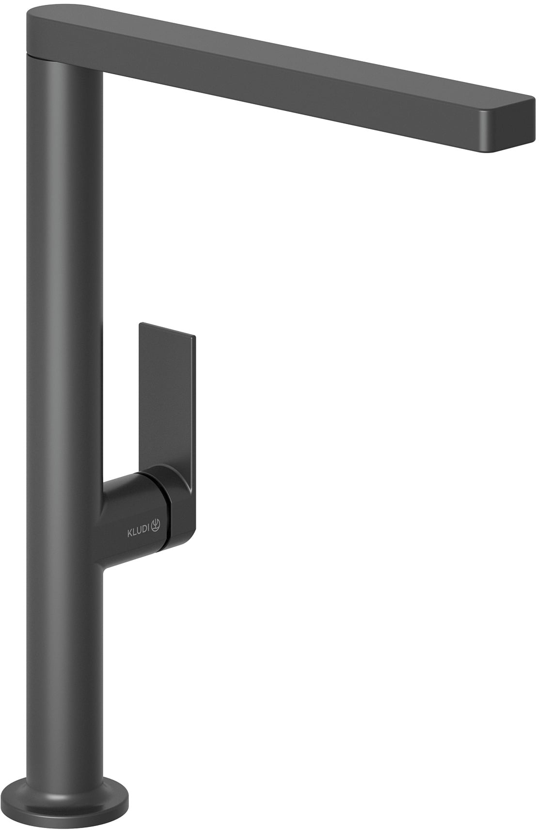 Kludi Qord baterie bucătărie pe picior negru 568036675