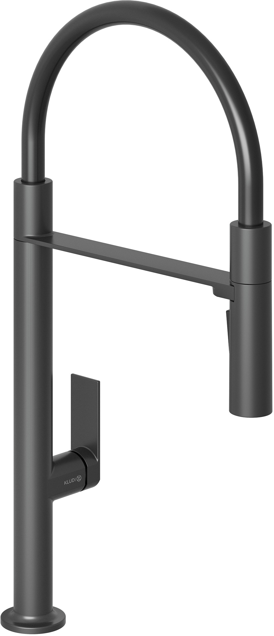 Kludi Qord baterie bucătărie pe picior negru 568596675