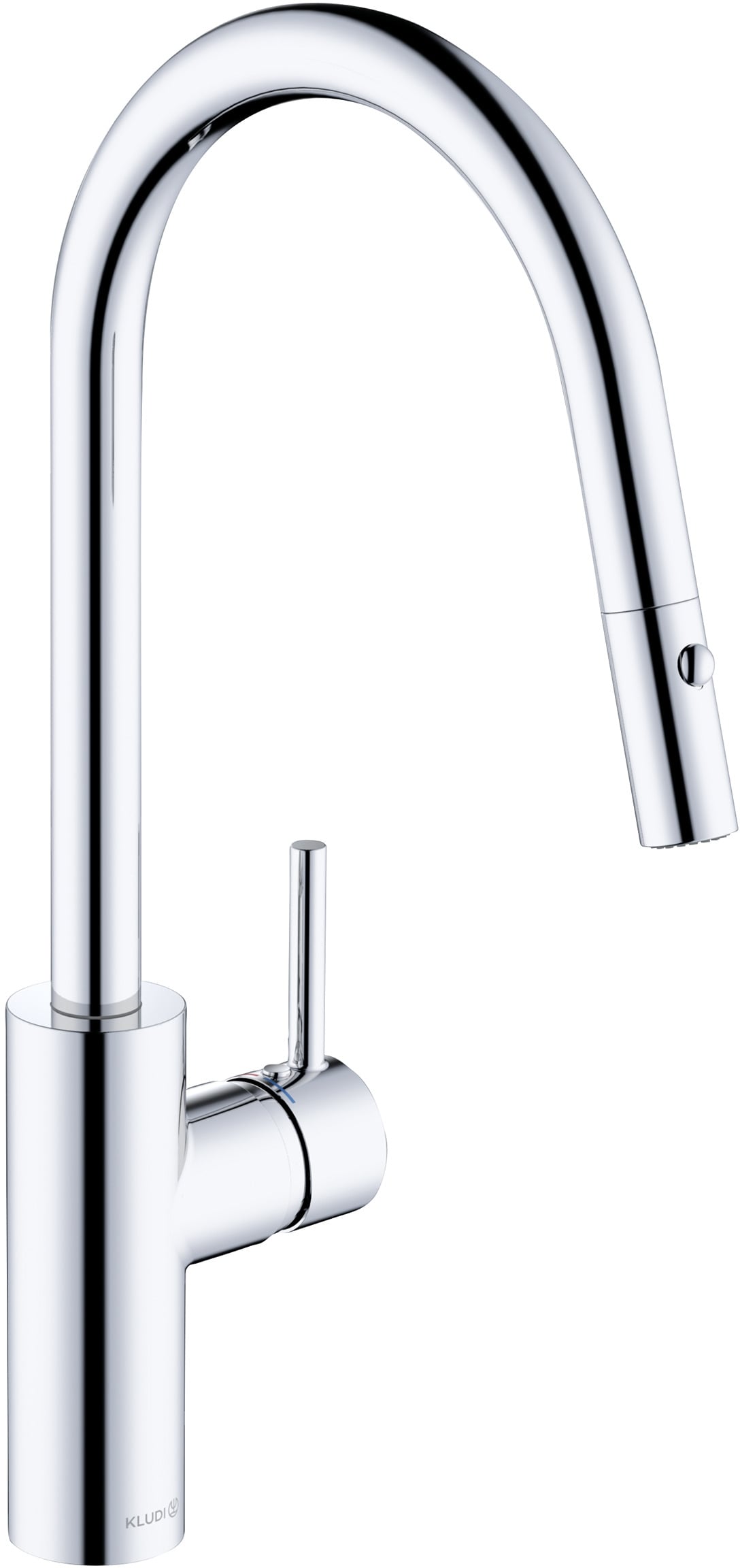 Kludi E-Go Voice baterie bucătărie pe picior crom 423000577