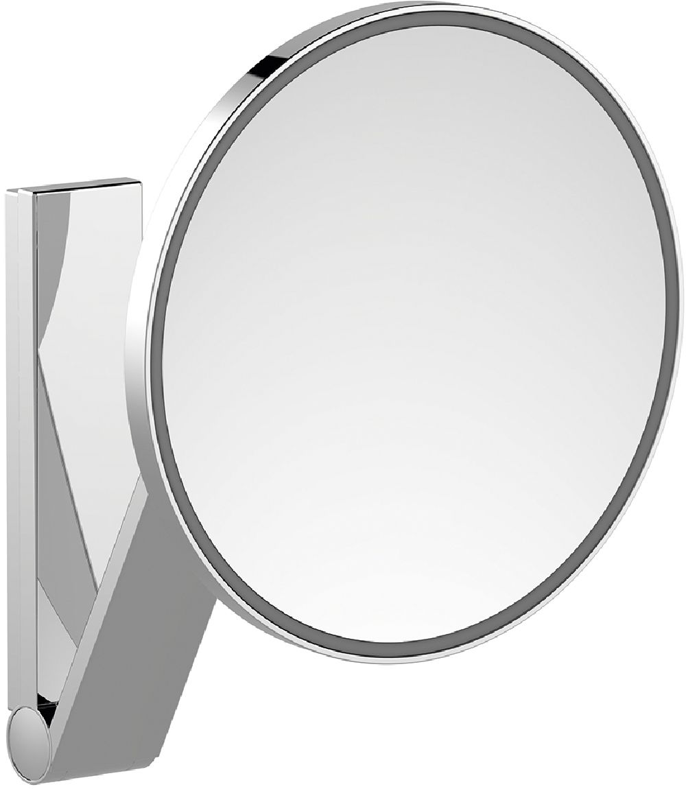 Keuco Cosmetic mirrors oglindă cosmetică 21.2x31.8 cm rotunde cu iluminare crom 17612139003