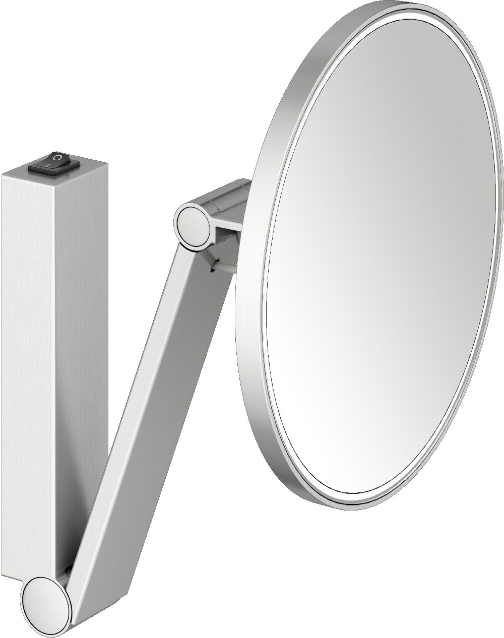 Keuco Cosmetic mirrors oglindă cosmetică 21.2x31.8 cm rotunde cu iluminare 17612219004