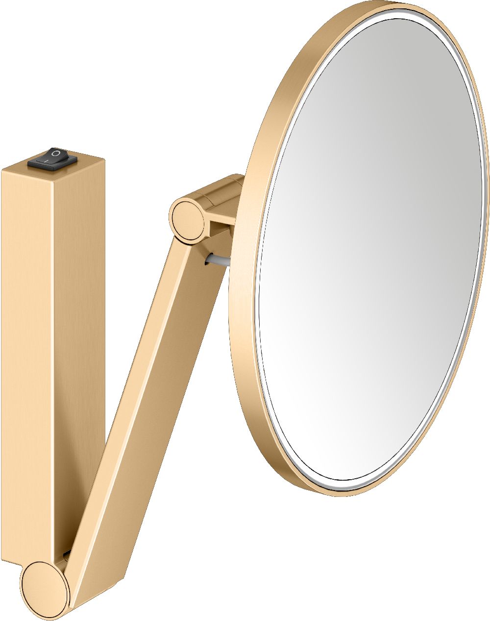 Keuco Cosmetic mirrors oglindă cosmetică 21.2x31.8 cm rotunde cu iluminare 17612259004