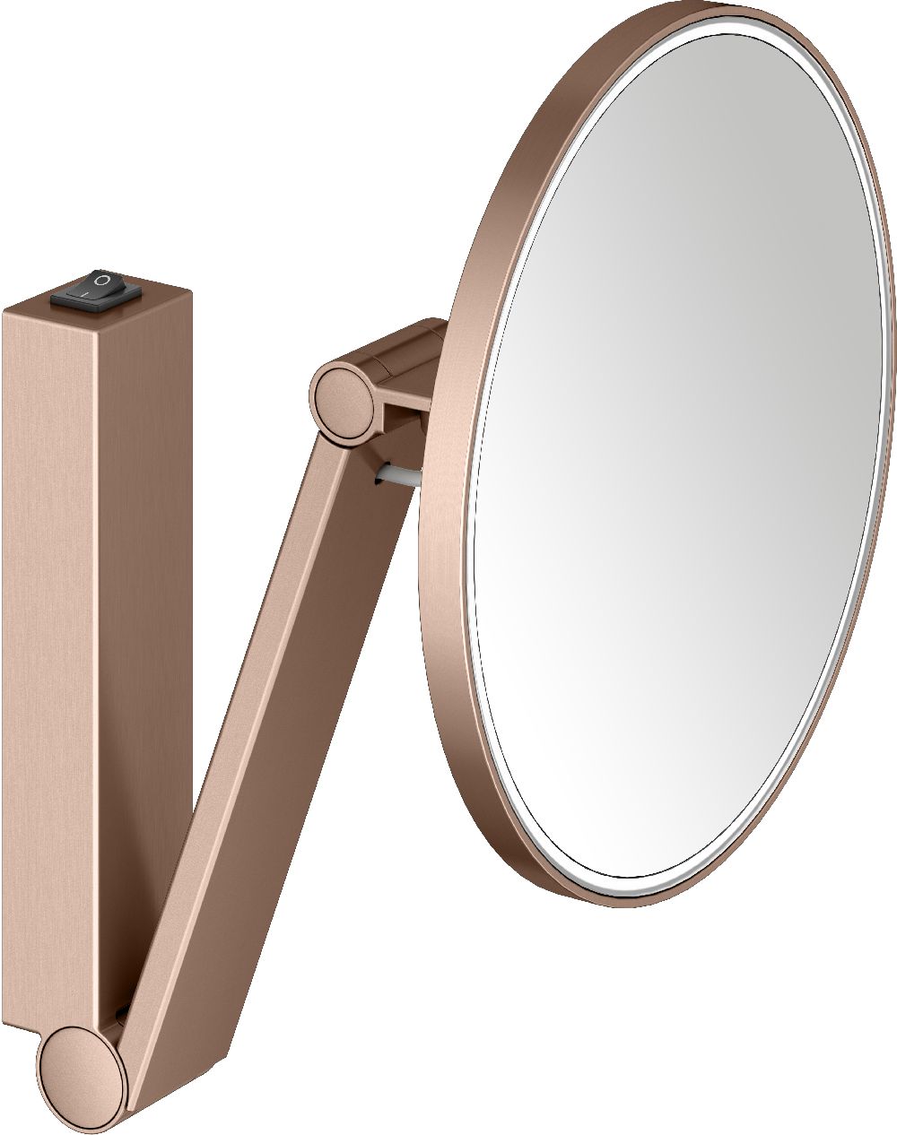 Keuco Cosmetic mirrors oglindă cosmetică 21.2x31.4 cm rotunde cu iluminare 17612299004