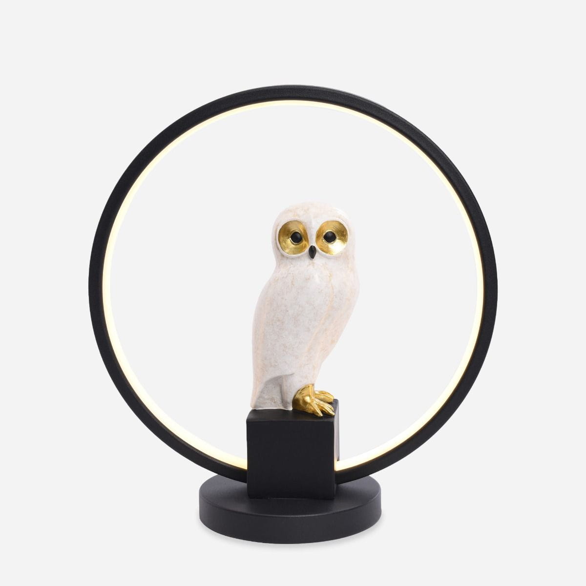 Zuma Line Sowa lampă de noapte 1x4 W alb-negru-auriu EX04F332U-1