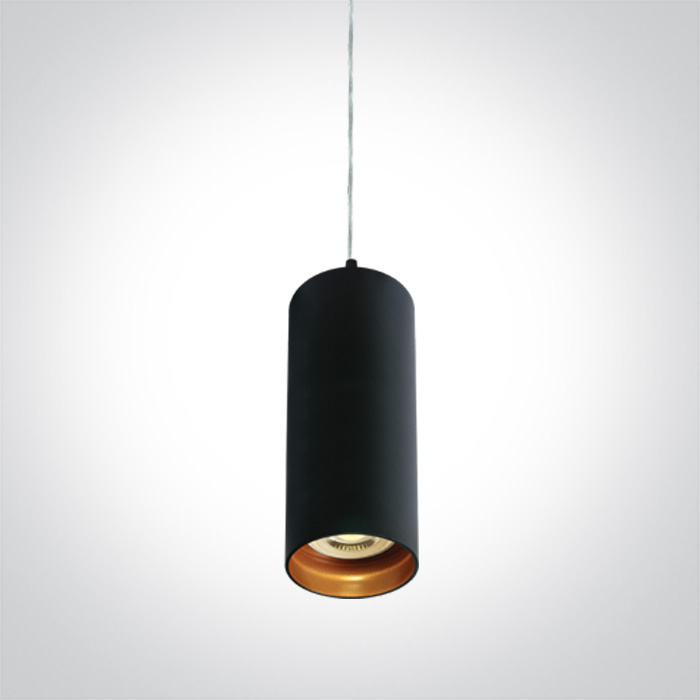 One Light Ampeliko lampă suspendată 1x10 W negru 63105N/B