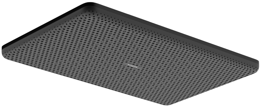 Hansgrohe Raindance Alive Q cap de duș 34.3x21.4 cm dreptunghiular negru 24530670