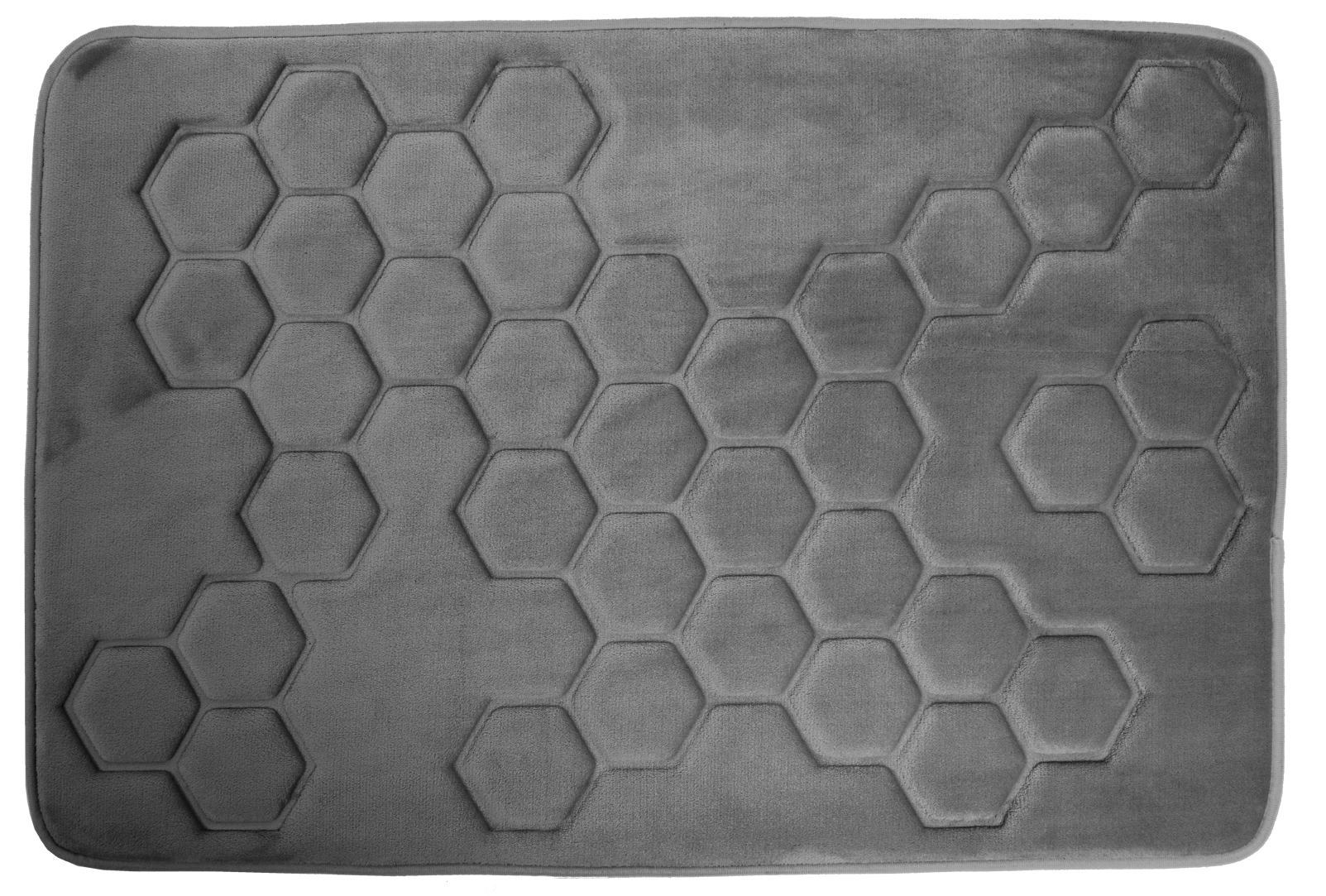 Hyggli Honey covor de baie 90x60 cm dreptunghiular gri 70-089