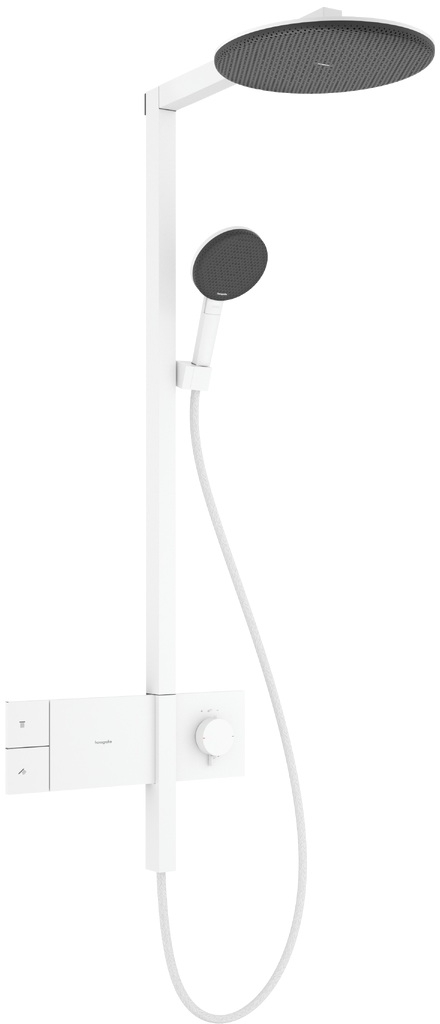Hansgrohe Raindance Alive S set de duș perete cu termostat da alb 24583700