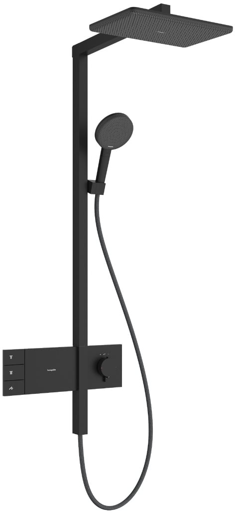 Hansgrohe Raindance Alive Q set de duș perete cu termostat da negru 24590670