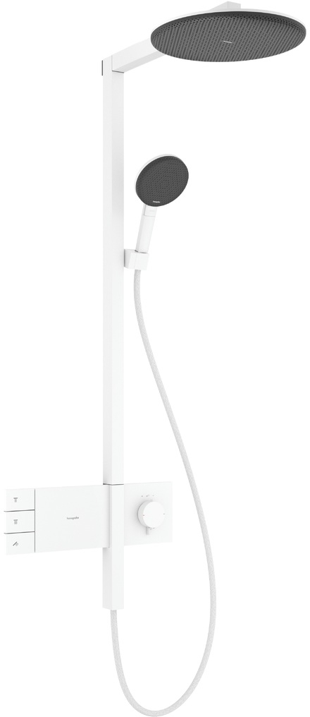 Hansgrohe Raindance Alive S set de duș perete cu termostat cu duș de ploaie alb 24595700